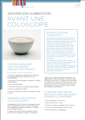 alimentation coloscopie